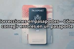 Correcciones en pasaportes – Cómo corregir errores en un pasaporte