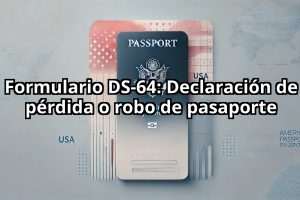 Formulario DS-64: Declaración de pérdida o robo de pasaporte