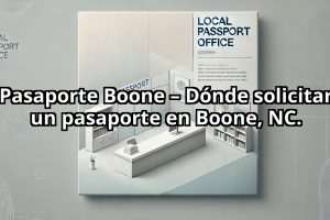 Pasaporte Boone – Dónde solicitar un pasaporte en Boone, NC.