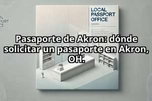 Pasaporte de Akron: dónde solicitar un pasaporte en Akron, OH.