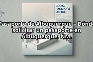 Pasaporte de Albuquerque – Dónde solicitar un pasaporte en Albuquerque, NM.