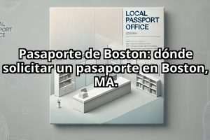 Pasaporte de Boston: dónde solicitar un pasaporte en Boston, MA.