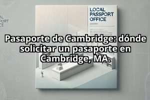 Pasaporte de Cambridge: dónde solicitar un pasaporte en Cambridge, MA.