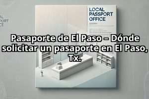 Pasaporte de El Paso – Dónde solicitar un pasaporte en El Paso, Tx.