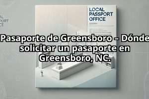 Pasaporte de Greensboro – Dónde solicitar un pasaporte en Greensboro, NC.