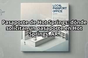 Pasaporte de Hot Springs: dónde solicitar un pasaporte en Hot Springs, AR.