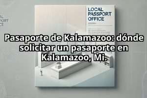 Pasaporte de Kalamazoo: dónde solicitar un pasaporte en Kalamazoo, Mi.