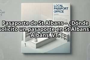 Pasaporte de St Albans – ¿Dónde solicito un pasaporte en St Albans?  Albans, VT.